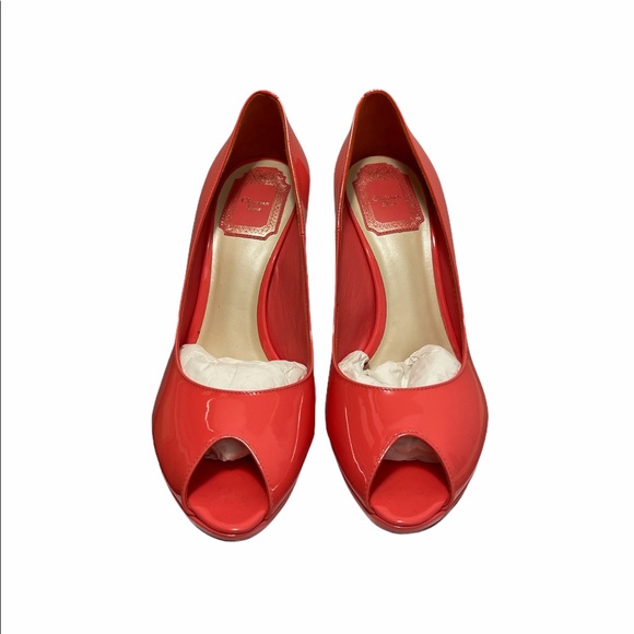 Dior Miss Dior Peep Toe Pumps Size 37.5 - Picture 2 of 7
